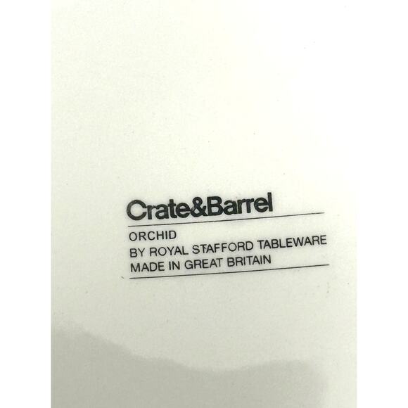 Crate and Barrel Orchid Royal Stafford Great Britain 2006 Serving Bowl 10.5" - Picture 7 of 7